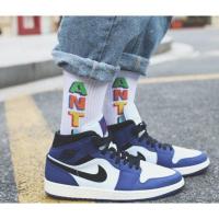 ราคา NBV GOLF ANTI Fashion Letters Women Men Cotton Socks Ankle Golf Wang Sock Hipster Street All Match Socks (16486629025)