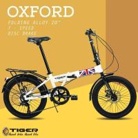 ราคา จักรยาน พับได้ Tiger OXFORD เฟรมอลูมิเนียม เฟรมใหญ่ แข็งแรงทนทาน ไม่เป็นสนิม เกียร์ Shimano 7 speed (20663119039)