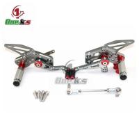 ราคา Arashi รถจักรยานยนต์พักเท้า Footpeg เหยียบเท้า Peg Rearset Rearsets สำหรับคาวาซากิ Z125 Z125 Pro 2016 2017 2018 (16203018055)