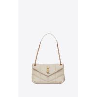 ราคา YSL YvesSaintlaurent PUFFER SMALL CHAIN BAG IN QUILTED LAMBSKIN (21228210394)