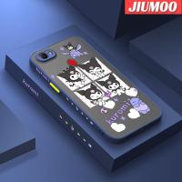 ราคา JIUMOO เคสสำหรับ OPPO F5 F5 Plus เคส F7 F5วัยรุ่นลายการ์ตูนน่ารัก Kuromi มีน้ำค้างแข็งโปร่งใสแข็งขอบสี่เหลี่ยมด้านข้างลายกล้องปลอกซิลิโคนกันกระแทกเคสนิ่ม (20862022460)