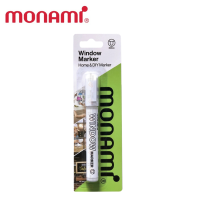 ราคา Monami ปากกาเขียนกระจก ปากกาเขียนกระจกลบได้ Window Marker มี 4 สี ขาวชมพูเขียวส้ม (18479868227)