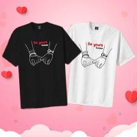 ราคา เสื้อคู่ เสื้อคู่รัก นิ้วก้อย เสื้อยืด ราคาต่อตัว เสื้อคู่รักฮิต couple shirt คู่รัก ชุดคู่ เสื้อเเฟชั่น ชุดคู่รักสวยๆ (12161357234)