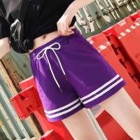 ราคา กางเกงขาสั้นสีพื้น เอวยางยืด แต่งแถบข้าง สไตส์เกาหลี สินค้าพร้อมส่ง (4907850643)