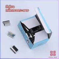 ราคา เครื่องเขียนสำนักงาน คลิปหนีบกระดาษ เครื่องเข้าเล่ม Needleless stapler (16256877892)