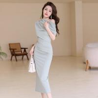 ราคา สีแดง 30145 สีดำ สีเขียว เดรสทำงาน เดรสผู้หญิง เดรสเซ็กซี่ เดรสเปิดไหล่ข้างเดียว เดรสออกงาน เดรสเกาหลี เดรสไปงานแต่ง (19798381300)