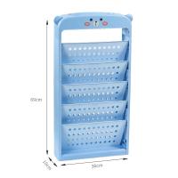 ราคา XINLANYASHE ชั้นวางของ ชั้นวางหนังสือ ชั้นวางของอเนกประสงค์ พร้อมล้อเลื่อนเคลื่อนย้ายได้สะดวก ชั้นวางรถเข็นของโต๊ะหนังสือสิ่งประดิษฐ์หนังสือชั้นหนังสือแบบพกพากล่องหนังสือนักเรียนกล่องดินสอตาข่ายตั้งโต