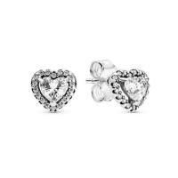 ราคา 2023 New 925 Sterling Silver Rose Red Stone Bule Flower Earrings Pendant Charms Beads Fit Original Pandora Bracelet Jewelry Clip (20570092634)