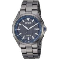 ราคา Citizen Eco Drive Weekender Quartz Mens Watch Stainless Steel Black Model AW1147 52L (15900117462)