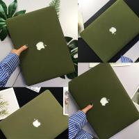 ราคา Hardshell CaseสำหรับAppleใหม่MacBook Pro 13 2020 15 16 นิ้วAir 13 3 12 นิ้วพร้อมแป้นพิมพ์ปกสีเขียวเข้ม (1847134037)