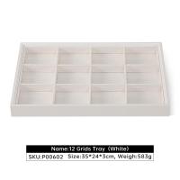 ราคา ถาดใส่จิวเวลรี่แบบมีฝาปิดหนังสีขาว PU YinBeiNi (20495194088)