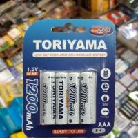 ราคา ถ่านชาร์จ Toriyama AAA 1200mAh 4ก้อน ของใหม่ ของแท้ประกันบริษัท บริการเก็บเงินปลายทาง (15039780693)