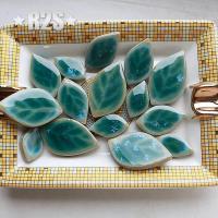 ราคา 100กรัมสีผิดปกติกระเบื้องโมเสคเซรามิก DIY โมเสคทำหินสำหรับงานฝีมืองานอดิเรกศิลปะตกแต่งผนังกลีบใบ Arte อุปทาน (20918745611)