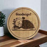 ราคา FudFudAR ฝุด ฝุด อะ ป้ายห้องนอน Goodnight แนวน่ารักๆสุดCute สลักเลเซอร์ สวย คมชัด สไตล์มินิมอล ป้ายตกแต่งห้องนอน ตกแต่งบ้าน ไม้สนประสาน หนา5มม (20148323981)