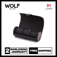 ราคา กล่องหมุน กล่องนาฬิกา WOLF1834 รุ่น ROADSTER WATCH ROLL BLACK (16136856669)