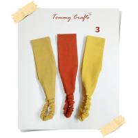 ราคา ผ้าคาดผมแบบเรียบ ผ้าฝ้าย สีพื้น 4 โทนสีเหลือง ส้ม ผ้าคาดผมวินเทจ ที่คาดผม แฮนด์เมด yellow orange cotton Headbands (2638482994)