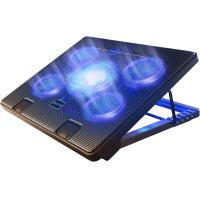 ราคา Kootek Laptop Cooling Pad 12 17 Cooler Pad Chill Mat 5 Quiet Fans LED Lights and 2 USB 2 0 Ports Adjustable Mounts Laptop Stand Height Angle Blue (15228225847)