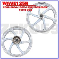ราคา ล้อแม็ก HONDA WAVE125R 2002 2004 100X 125X 100S 2005 100 U BOX มีสายไมล์ ขายเป็นคู่ หน้าดิส4รู หลังดั้ม ขอบ1 4 17 แถมลูกปืนและบูช พร้อมใช้งานทันที (17379095923)