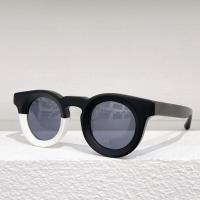 ราคา Thickened Acetate Sunglasses 242 Round Black White Original Quality Classical Men Fashion Eyeglasses Women Glasses with Case (18181573513)