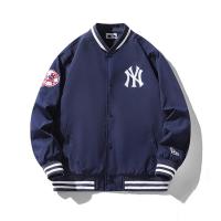 ราคา ส่งของ เสื้อแจ็กเก็ตเบสบอล ปักลายโลโก้ MLB NY ของแท้ แต่งซิป สําหรับผู้ชาย และผู้หญิง (19693072448)