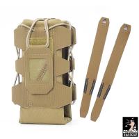 ราคา DMgear Tactical Radio Pouch Bottle Holder Multi function Radio Pouch MOLLE Ranger Green Tool Pouch Elastic rope Adjustable BG67 (15050909158)