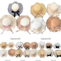 ราคา หมวกสานปีกกว้าง ใส่ไปเที่ยวทะเล กันแดด พร้อมส่งที่ไทย แฟชั่นซัมเมอร์นี้ (18795498110)