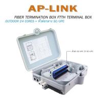 ราคา ตู้แยกสายไฟเบอร์ออฟติก กล่องสำหรับพักจุดเชื่อมต่อสายไฟเบอร์ออฟติก 24Core แบบกันน้ำ OUTDOOR พร้อมตัวต่อไฟเบอร์ออฟติก (21357356203)