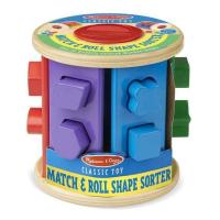 ราคา Melissa Doug Match Roll Shape Sorter (1392878072)