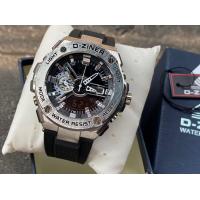 ราคา Watchtime D ziner นาฬิกาข้อมือหัวเหล็ก แบรนแท้กันน้ำ100 หน้าปัดขนาด 55มม มีไฟ จับเวลา ตั้งปลุก มีวันที่ เดือน ปี พร้อมกล่องแบรน (12880417351)