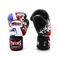 ราคา นวมมวยหนังแท้ Twins Special Boxing Gloves FBGVL3 44 Thailand and UK Flags Pattern Genuine Leather (20738362070)