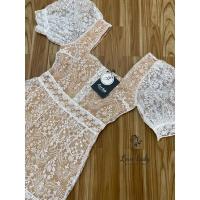 ราคา ชุดเดรสผู้หญิง เดรส ชุดเดรส dress เดรสผู้หญิง ชุดเดรสสวยๆหรู เพิ่มไซส์ 2xl3xl เดรสลูกไม้ งานปักแน่นๆ สวยมากๆ งานป้าย love lady (20139246625)