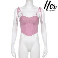 ราคา พร้อมส่ง สายเดี่ยวผูกไหล่ คอเช็ทลูกไม้ เกาะอกลูกไม้ เกาะอกแฟชั่น ครอปสายเดี่ยว สายเดี่ยวคล้องคอ 30028 (19334333288)