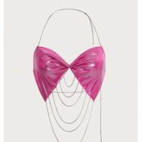 ราคา เสื้อท็อปคล้องคอ เมทัลลิค รายละเอียด โซ่ โชว์หลัง พร้อมส่งใน6 7วัน (20465591188)