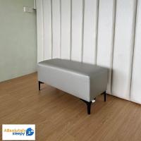 ราคา เก้าอี้สตูลตัวสั้นยาว95cm บนเรียบ หุ้มหนังPUไหม ขาเหล็กสีดำ รุ่นนอร์ดิก (19472906025)