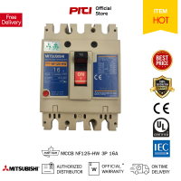 ราคา Mitsubishi NF125 HW 3P 16A Molded Case Circuit Breaker MCCB (20400126243)