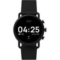 ราคา Skagen Connected Falster 3 Gen 5 Stainless Steel and Silicone Touchscreen Smartwatch Color Black Model SKT5202 (17583008903)