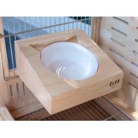 ราคา โต๊ะอาหาร ถ้วยอาหารสัตว์เลี้ยง แมว สุนัข แบบตั้งพื้นและยึดกรงได้ ทำจากไม้ยางพาราเกรดA สวยงาม แข็งแรง (20978130820)