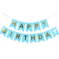 ราคา ส่ง KERRY แถมริบบิ้น พร้อมส่ง ป้ายวันเกิด happy birthday banner (7180664483)