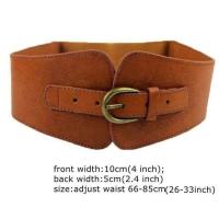 ราคา เข็มขัดเอวเข็มขัดชุดเดรสแบบทางการสำหรับผู้หญิงเข็มขัดหนังกว้างแฟชั่นสำหรับผู้หญิงเสื้อเบลาส์สำหรับชุดหัวเข็มขัดแบบตะวันตกที่กำลังมาแรงเข็มขัดยาวอูฐสีดำสีเหลืองสีแดง (20251830257)