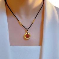 ราคา ใหม่ที่นิยมในโลกออนไลน์ขายร้อนทรายทองถั่วแดงห่วงสร้อยคอแหวนทองลายมังกรโบราณจี้หัวเข็มขัดนิรภัยโซ่เสื้อกันหนาวลูกปัด (20379760212)