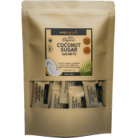 ราคา One Organic วัน ออร์แกนิค น้ำตาลมะพร้าวออร์แกนิคcแบบซอง Coconut Sugar 5g x 50 Sachets 1 Pouch (20973650271)