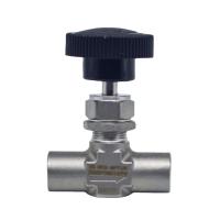 ราคา 1 8 1 4 BSP NPT Female Needle Valve Crane Bulkhead 304 Stainless Steel Flow Control Panel Install (20087820438)