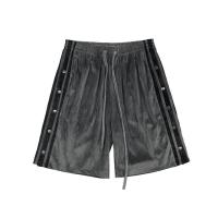 ราคา Velvet Breasted Casual Shorts Men Sport Running Basketball Skateboard Clothing Korean Fashion Streetwear Loose Sweat Shorts (10365062746)
