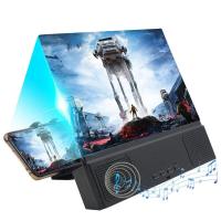 ราคา 112012 ลำโพงบลูทูธหน้าจอขนาดใหญ่นิ้วขาตั้งศัพท์มือถือป้องกันแสงสีฟ้าลำโพงขาตั้งศัพท์มือถือสองในหนึ่งเดียวเครื่องขยายเสียงหน้าจอ (20946275632)