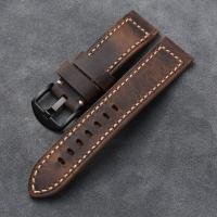 ราคา New สายนาฬิกา seiko 22mm สายนาฬิกาข้อมือ หนังวัวแท้ แบบหนา แฮนด์เมด คุณภาพสูง สําหรับผู้ชาย ขนาด 20 มม 22 มม 24 มม 26 มม (19862148130)