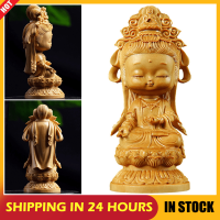 ราคา รูปปั้นพระพุทธเจ้าเจ้าแม่กวนอิมทำจากไม้แกะสลักคุณภาพสูงงานไม้ธรรมชาติทำมือแกะสลักพระแม่กวนอิมน่ารักขนาดกล่องของขวัญเพื่อสุขภาพและความปลอดภัย9 5ซม (9922518244)