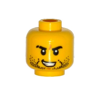 ราคา Lego part ชิ้นส่วนเลโก้ No 3626 Minifigure Head Ninjago (18884740866)