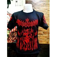 ราคา เสื้อยืด คอกลม สีดำ เสื้อยันต์มวยไทย ผ้า Cotton 100 เสื้อผ้าผู้ชาย ผู้หญิง เสื้อลายไทย s 5xl (21257199800)