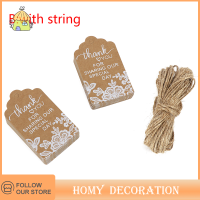 ราคา Shao 50pcs ขอบคุณแท็กของขวัญลูกไม้พิมพ์กระดาษคราฟท์แท็กงานแต่งงานของขวัญป้ายของขวัญ (20309864850)