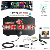 ราคา wucuuk 5000 Mile Range HDTV ANTENNA 4K HD Indoor Digital TV Aerial SIGNAL Amplifier (20212052619)